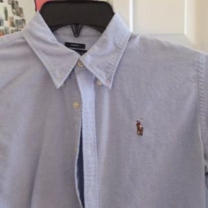 Polo button down size 10 slim